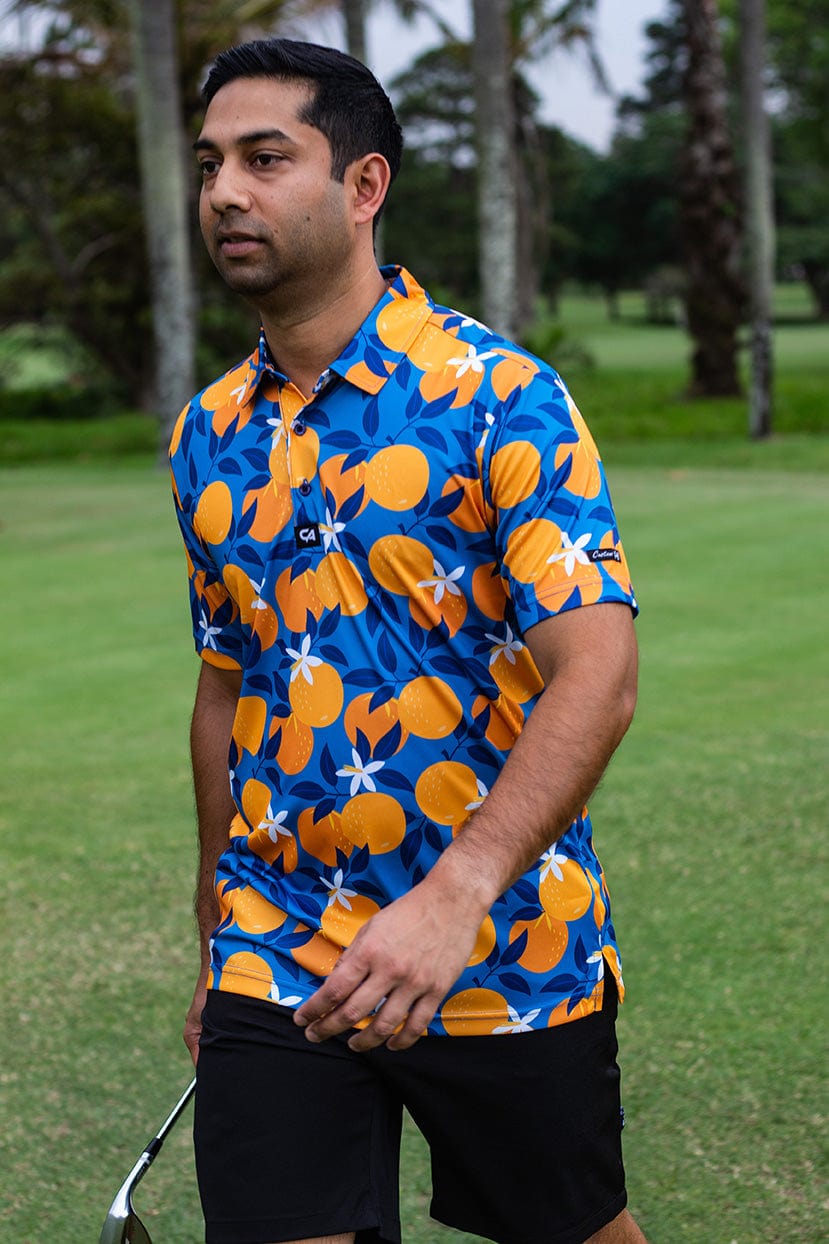 CA Funky Golf Shirt Oh So Citrusy Custom Apparel