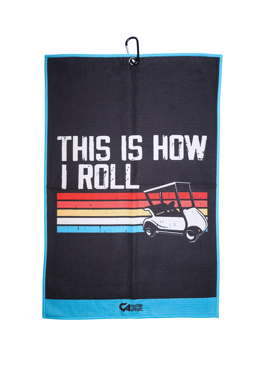CA Waffle Golf Towels | How I Roll