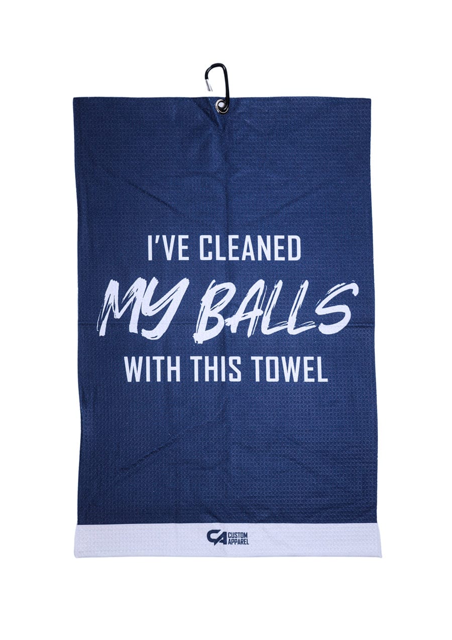 CA Waffle Golf Towels | Clean Balls