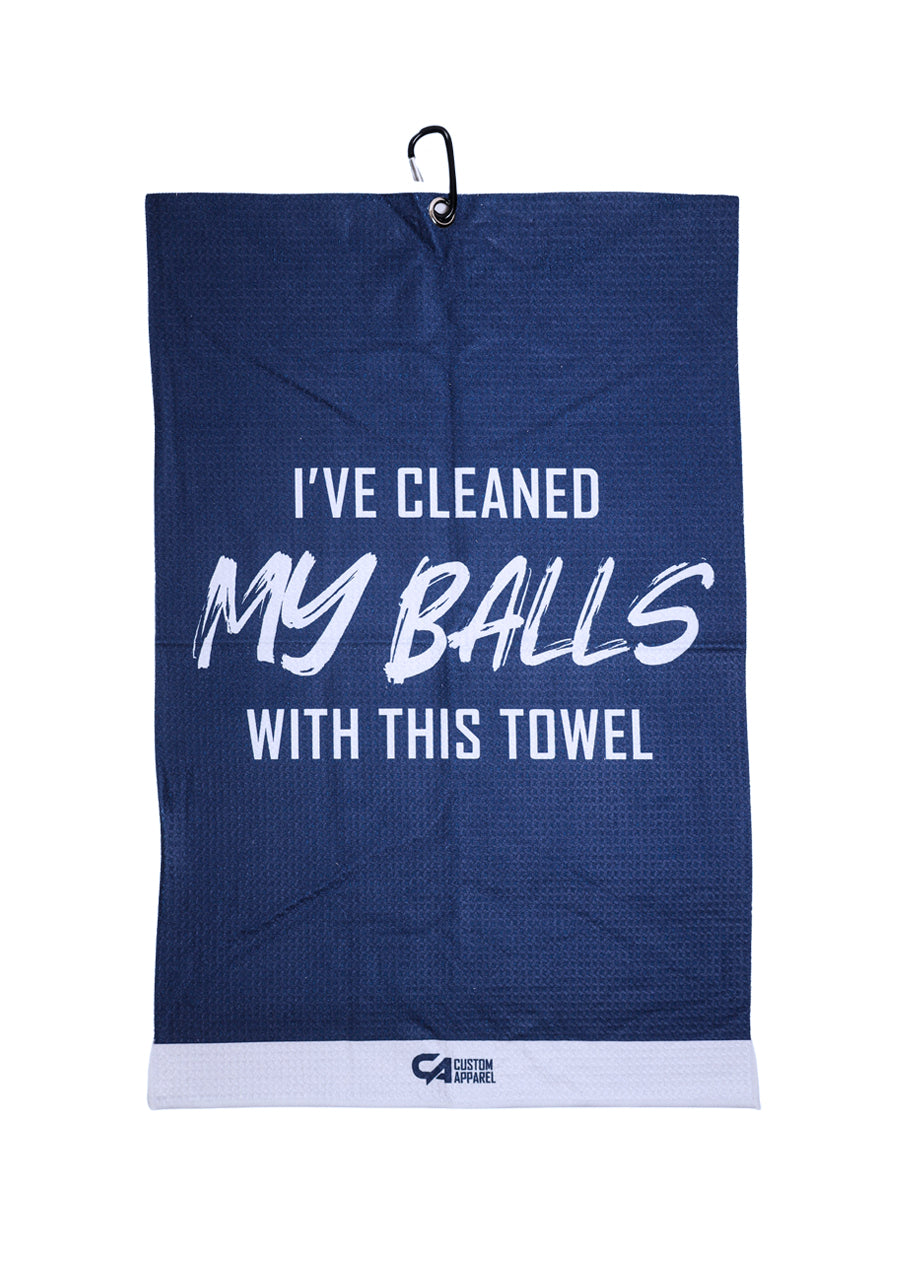 CA Waffle Golf Towels | Clean Balls