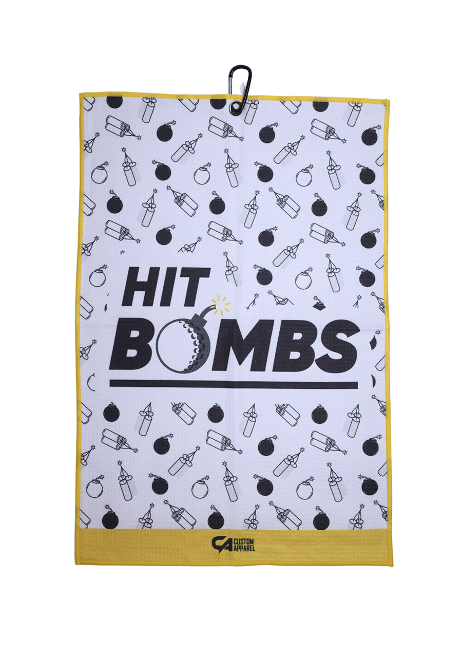 CA Waffle Golf Towels | Hit Bombs