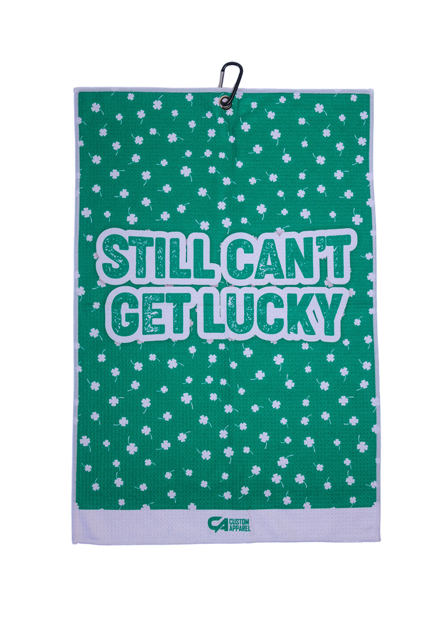 CA Waffle Golf Towels | Get Lucky