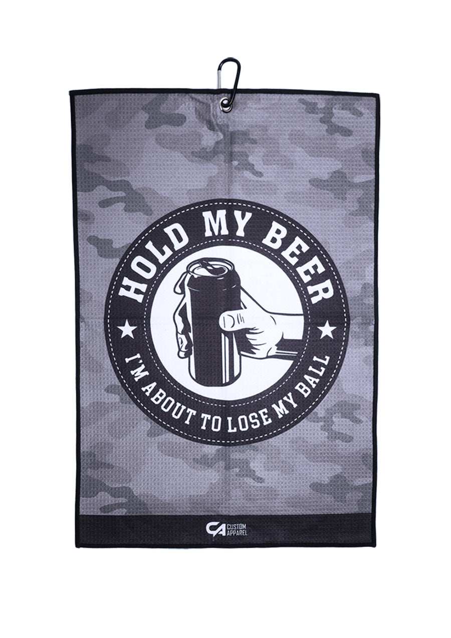 CA Waffle Golf Towels | Hold My Beer
