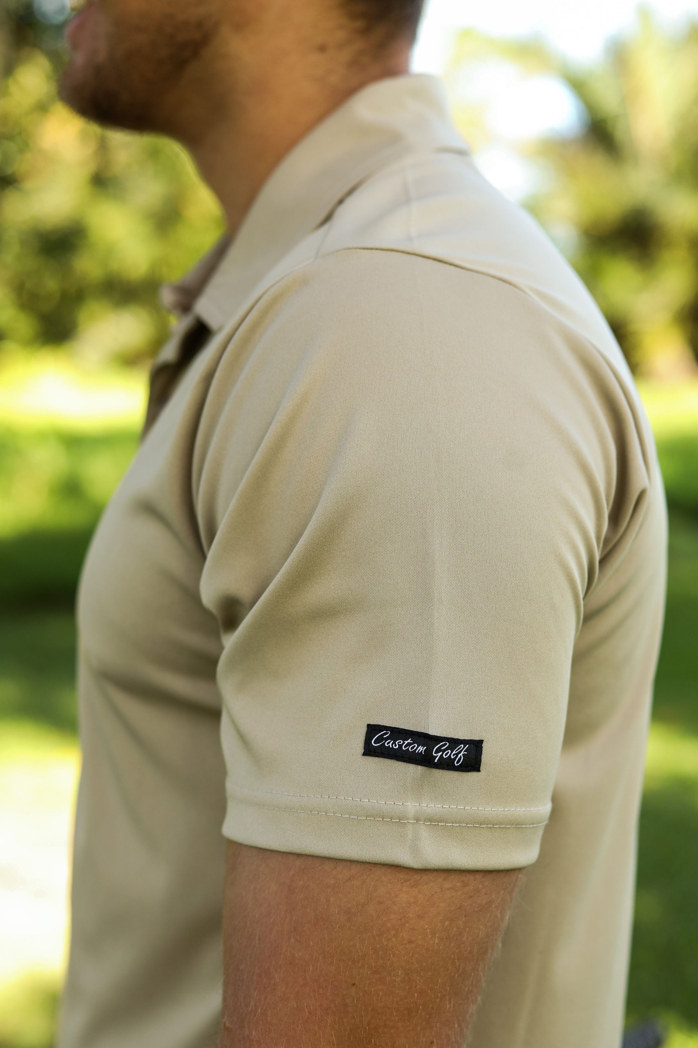 CA Iconic Golf Shirt | Khaki