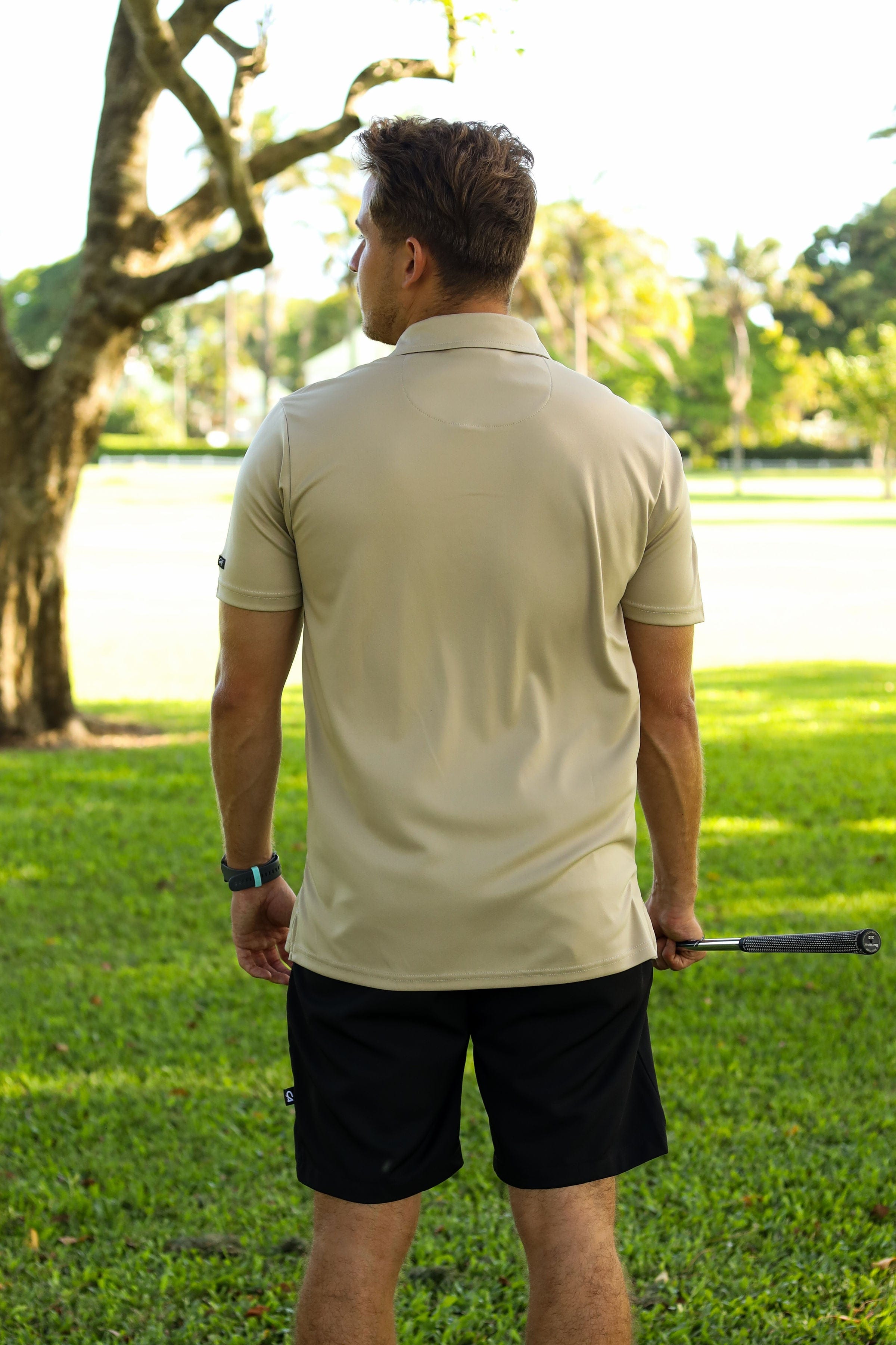 CA Iconic Golf Shirt | Khaki