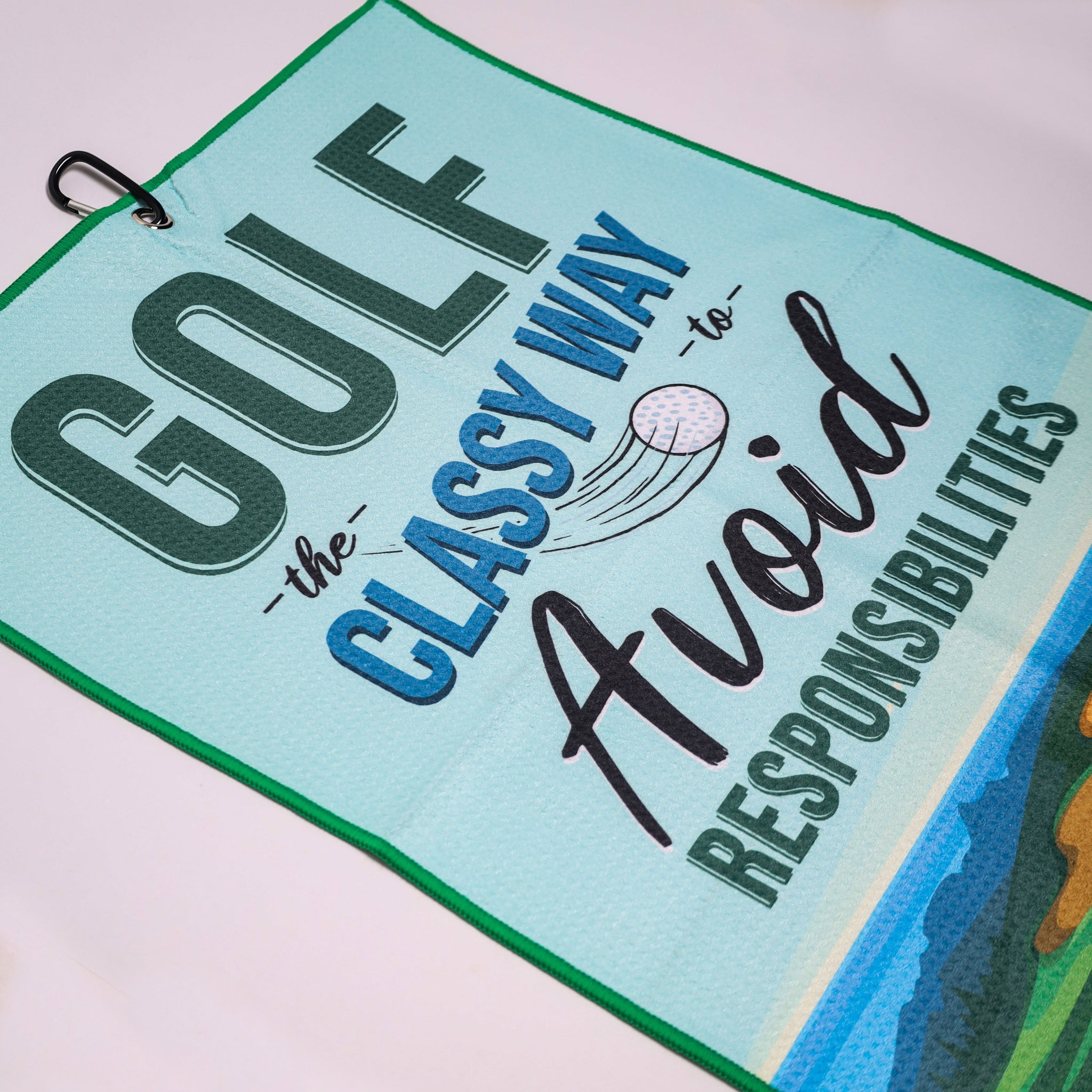 CA Waffle Golf Towels | Classy Golf