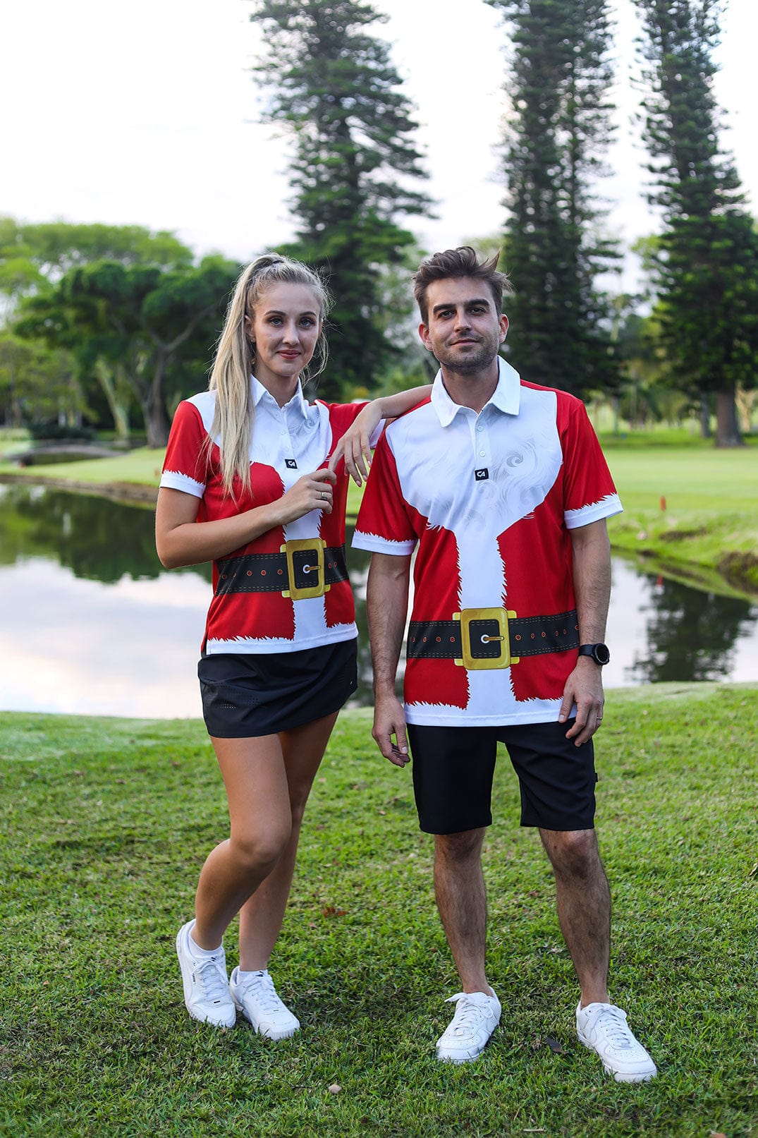 CA Funky Golf Shirt | Santa's Shirt