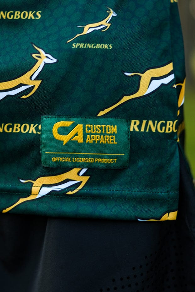 CA Ladies Springbok Golf Shirt | Green Ethnic