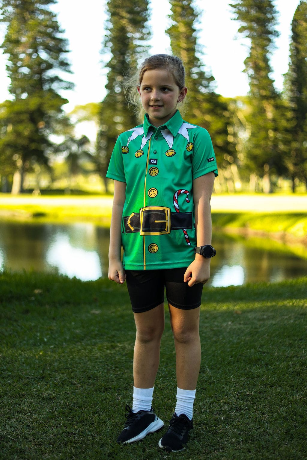CA JNR Funky Golf Shirt | Elf Yourself