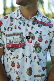 CA Funky Golf Shirt | Jingle Bell Drive
