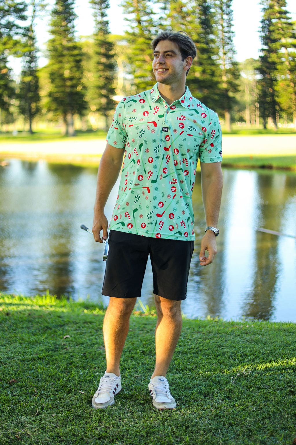 CA Funky Golf Shirt | Oh Christmas Tee