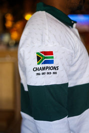 CA Supporters Cotton Golfer L/Sleeve | White Ubunye