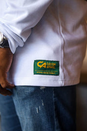 CA Supporters Cotton Golfer L/Sleeve | White Ubunye