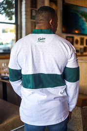 CA Supporters Cotton Golfer L/Sleeve | White Ubunye