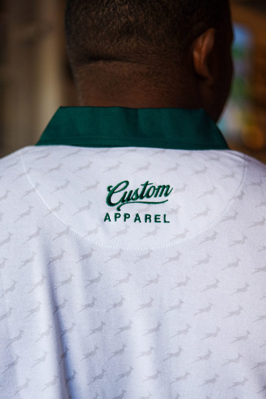 CA Supporters Cotton Golfer L/Sleeve | White Ubunye