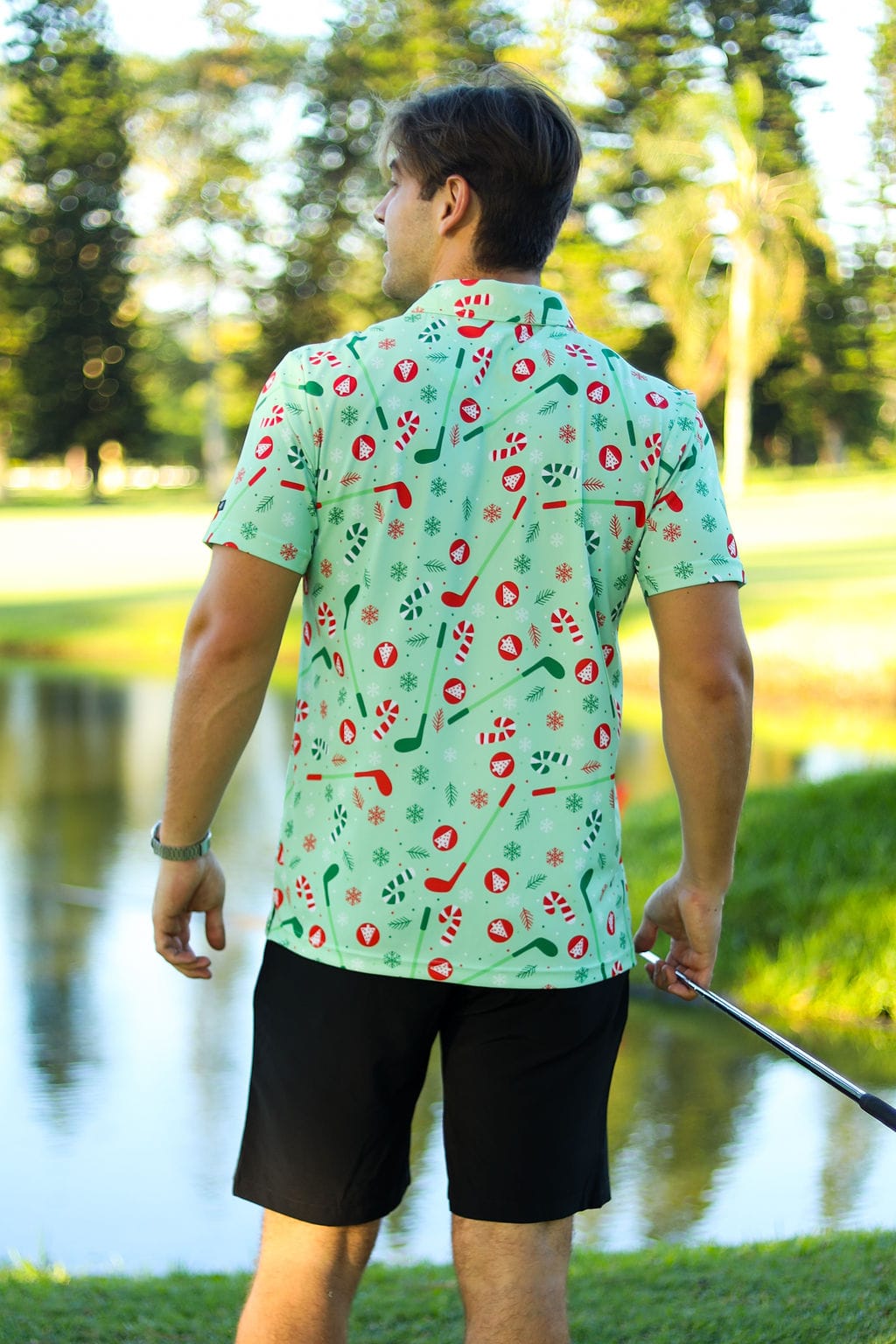 CA Funky Golf Shirt | Oh Christmas Tee