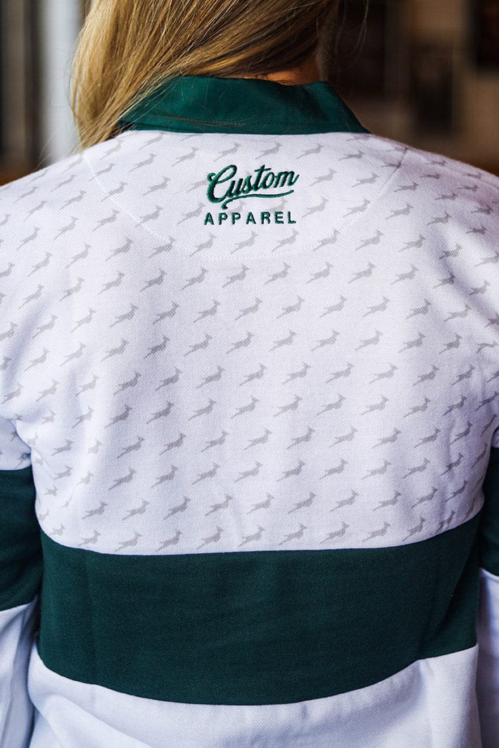 CA Ladies Supporters Cotton Golfer L/Sleeve | White Ubunye