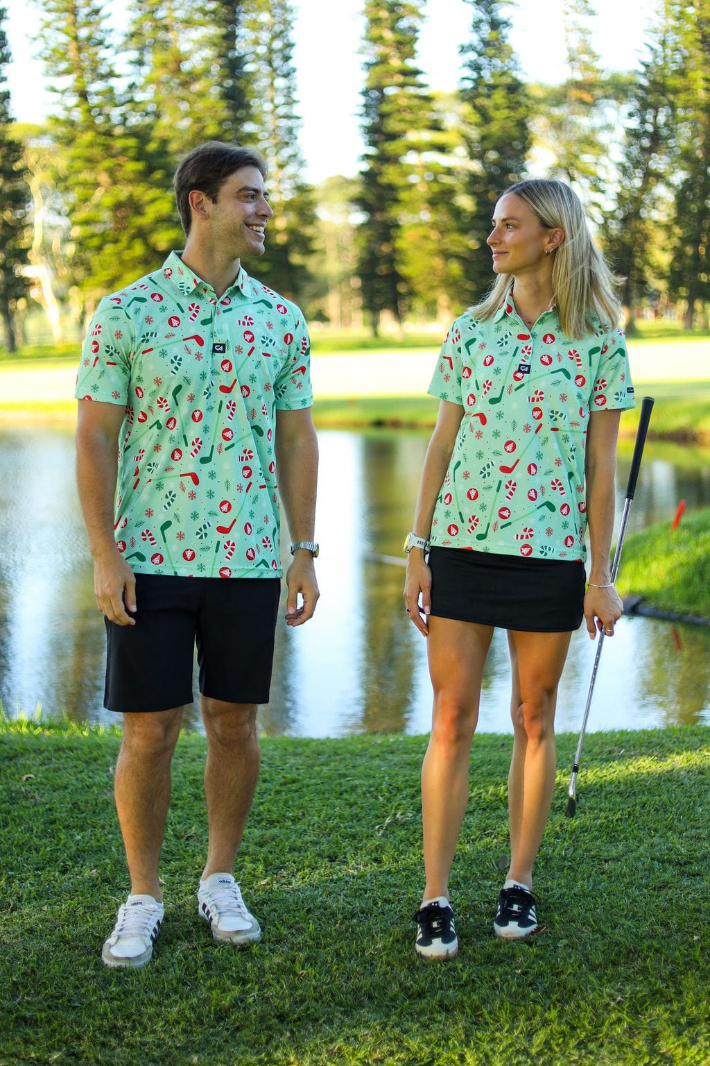 CA Funky Golf Shirt | Oh Christmas Tee