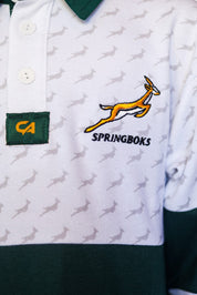 CA JNR Supporters Cotton Golfer L/Sleeve | White Ubunye