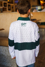 CA JNR Supporters Cotton Golfer L/Sleeve | White Ubunye