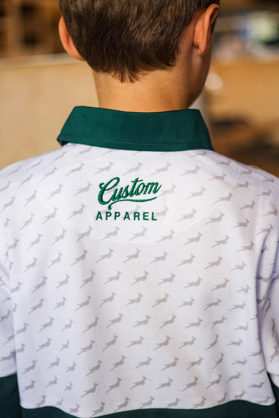 CA JNR Supporters Cotton Golfer L/Sleeve | White Ubunye