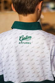 CA JNR Supporters Cotton Golfer L/Sleeve | White Ubunye