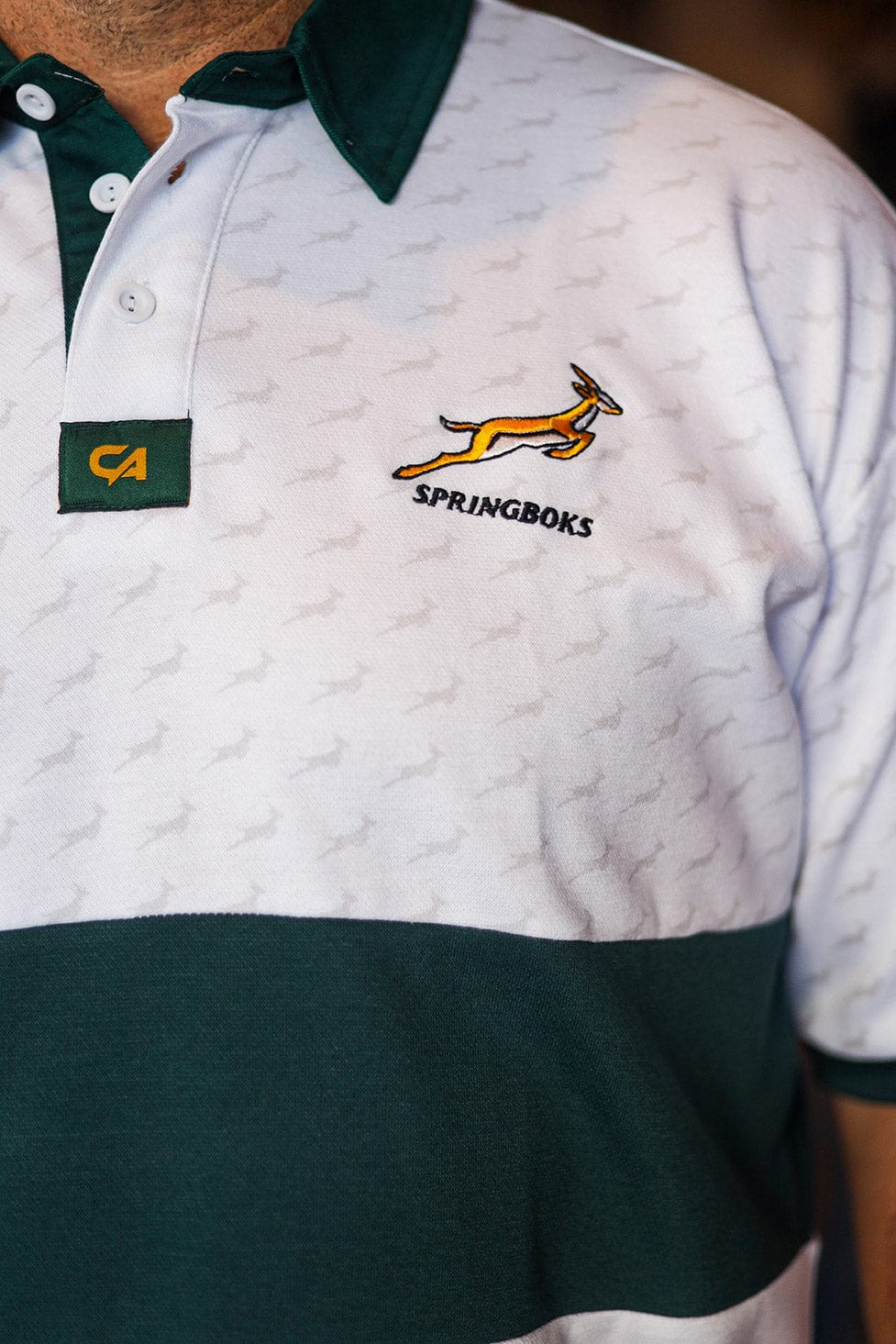 CA Supporters Cotton Golfer | White Ubunye
