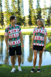 CA Funky Golf Shirt | Reindeer Season