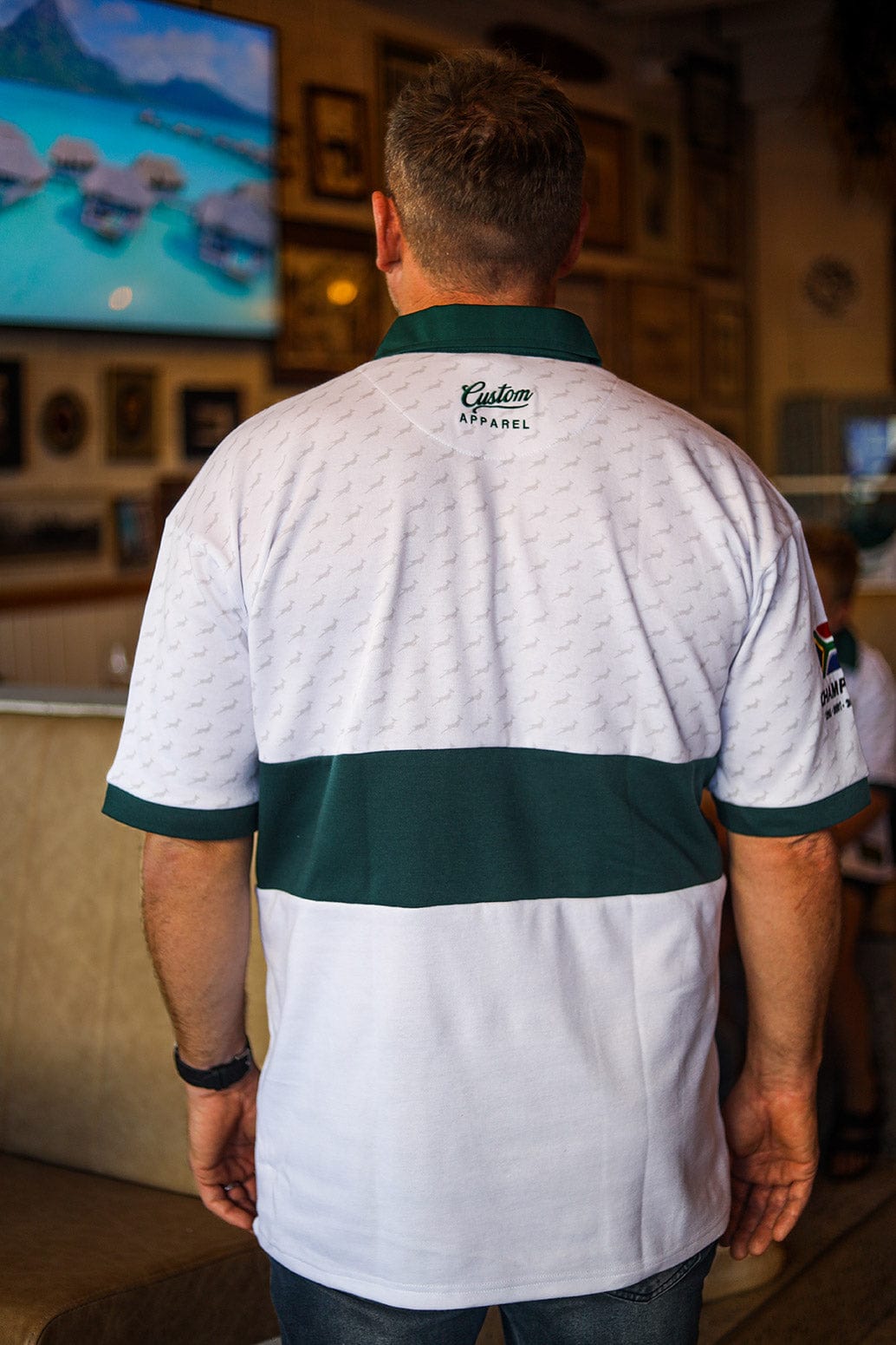 CA Supporters Cotton Golfer | White Ubunye