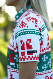 CA Ladies Funky Golf Shirt | Reindeer Season