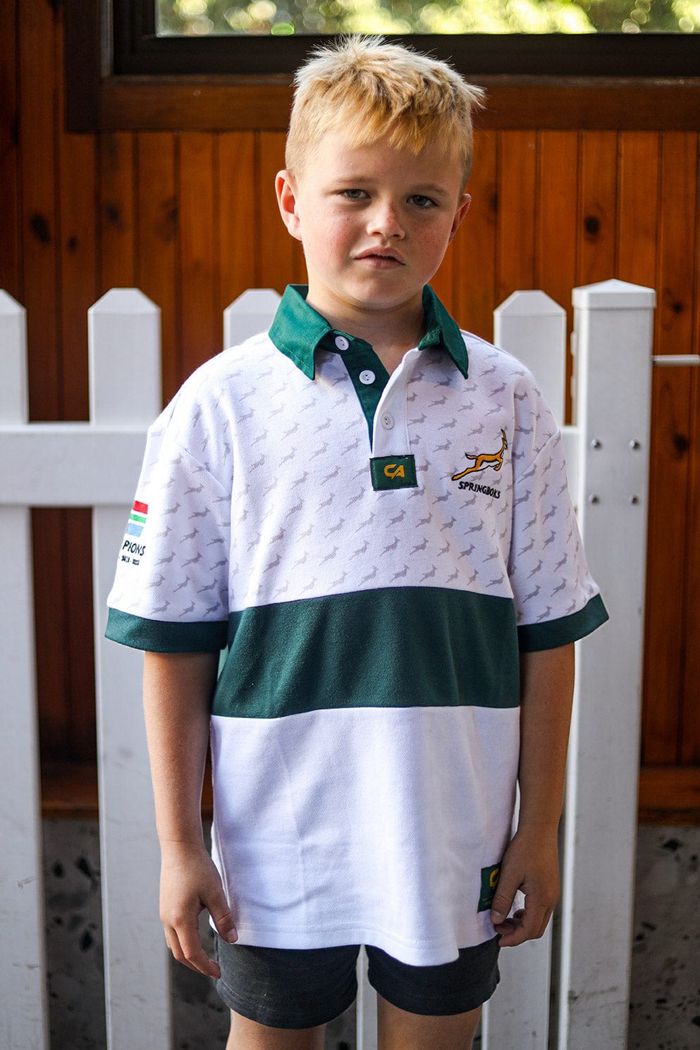 CA JNR Supporters Cotton Golfer | White Ubunye