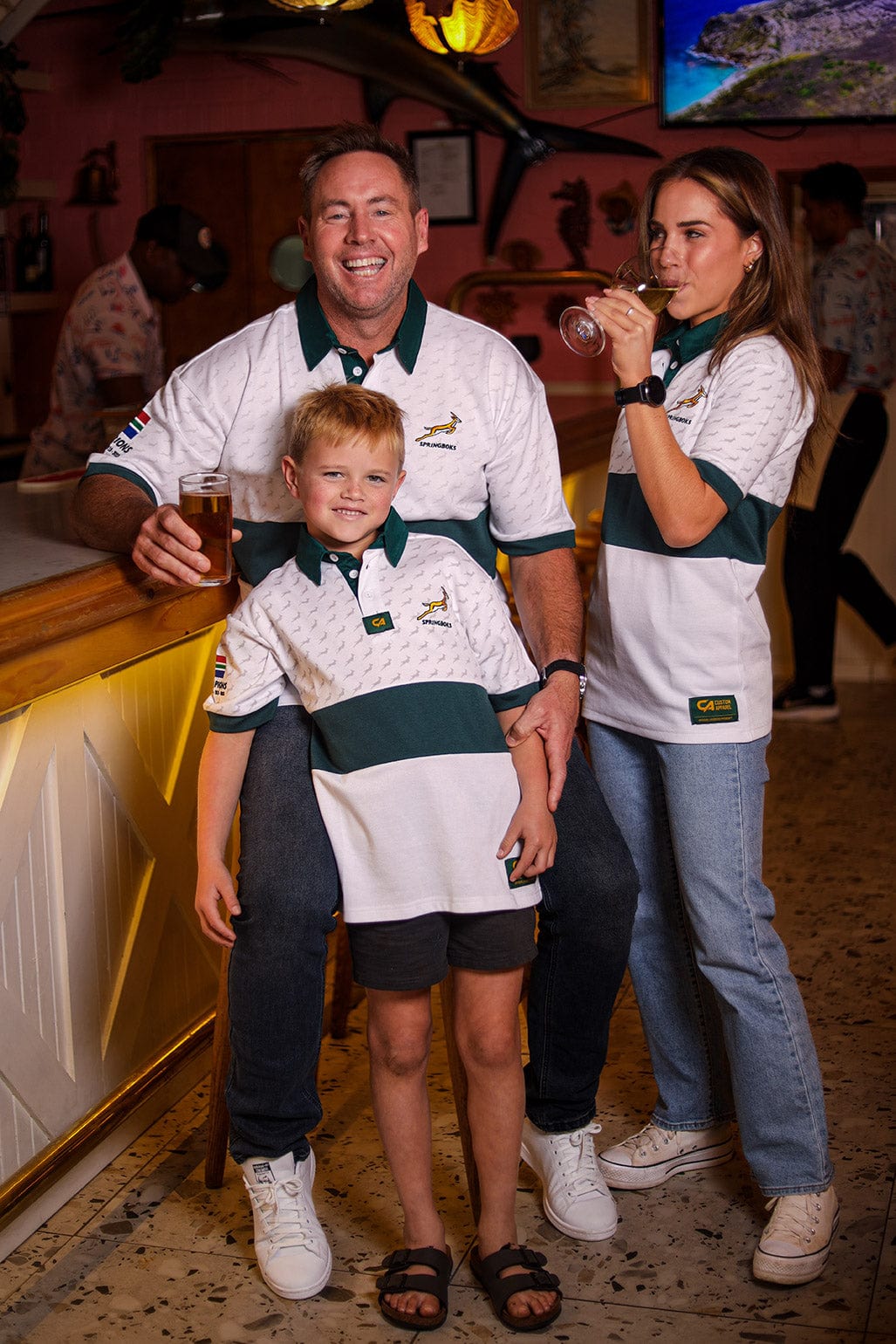 CA JNR Supporters Cotton Golfer | White Ubunye