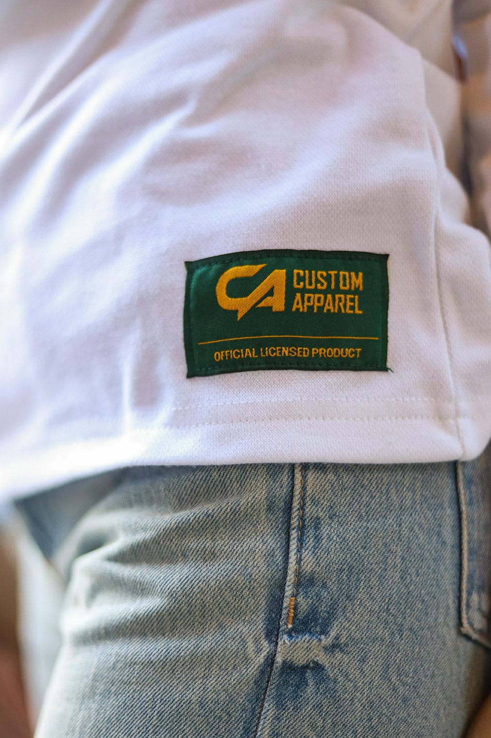 CA Ladies Supporters Cotton Golfer L/Sleeve | White Amandla