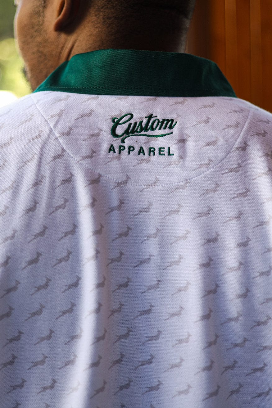 CA Supporters Cotton Golfer L/Sleeve | White Amandla