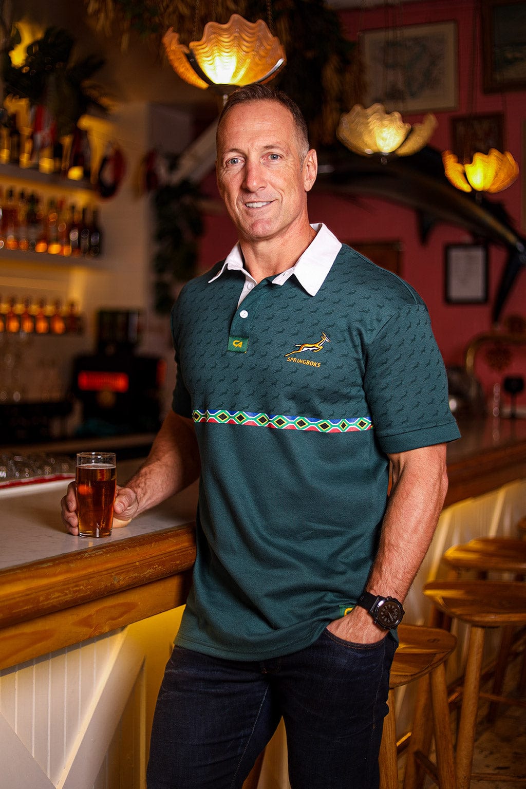 CA Supporters Cotton Golfer | Green Amandla