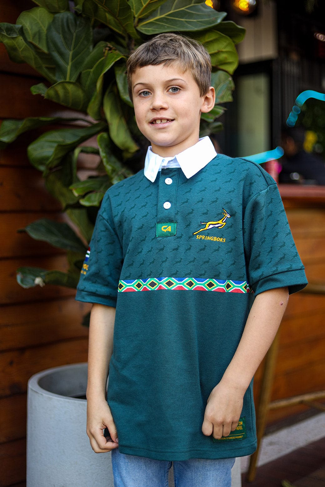 CA JNR Supporters Cotton Golfer | Green Amandla