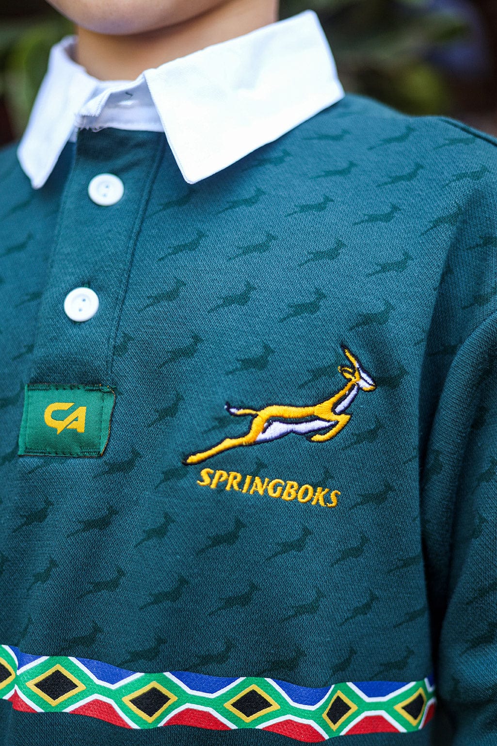 CA JNR Supporters Cotton Golfer | Green Amandla