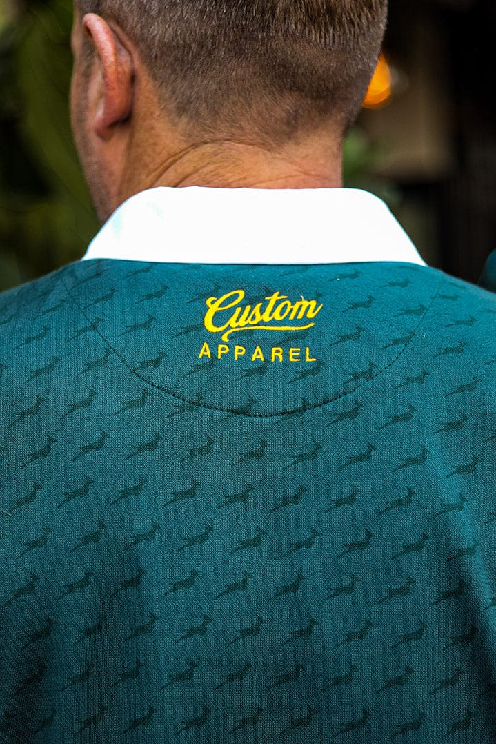 CA Supporters Cotton Golfer L/Sleeve | Green Amandla