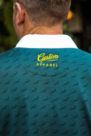 CA Supporters Cotton Golfer L/Sleeve | Green Amandla