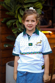 CA JNR Supporters Cotton Golfer | White Amandla