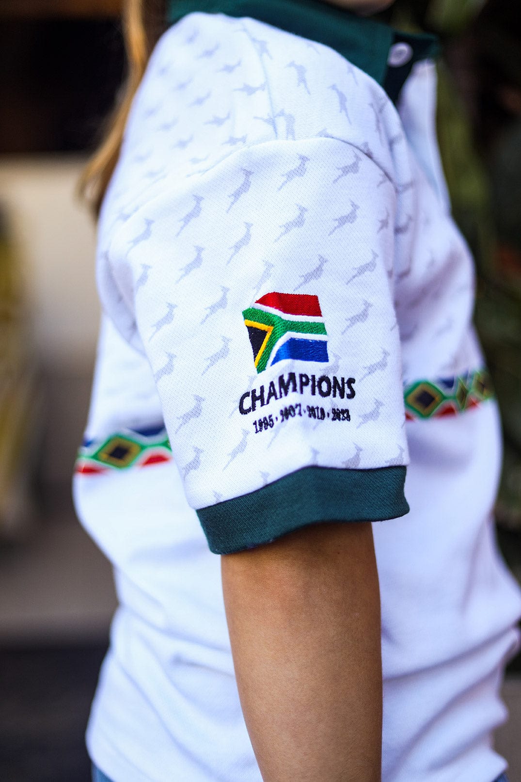 CA JNR Supporters Cotton Golfer | White Amandla