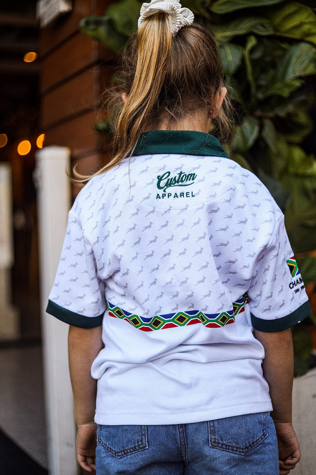 CA JNR Supporters Cotton Golfer | White Amandla