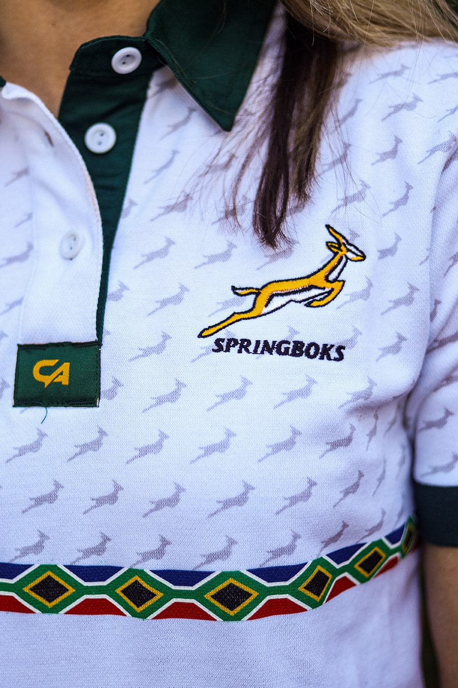 CA Ladies Supporters Cotton Golfer | White Amandla