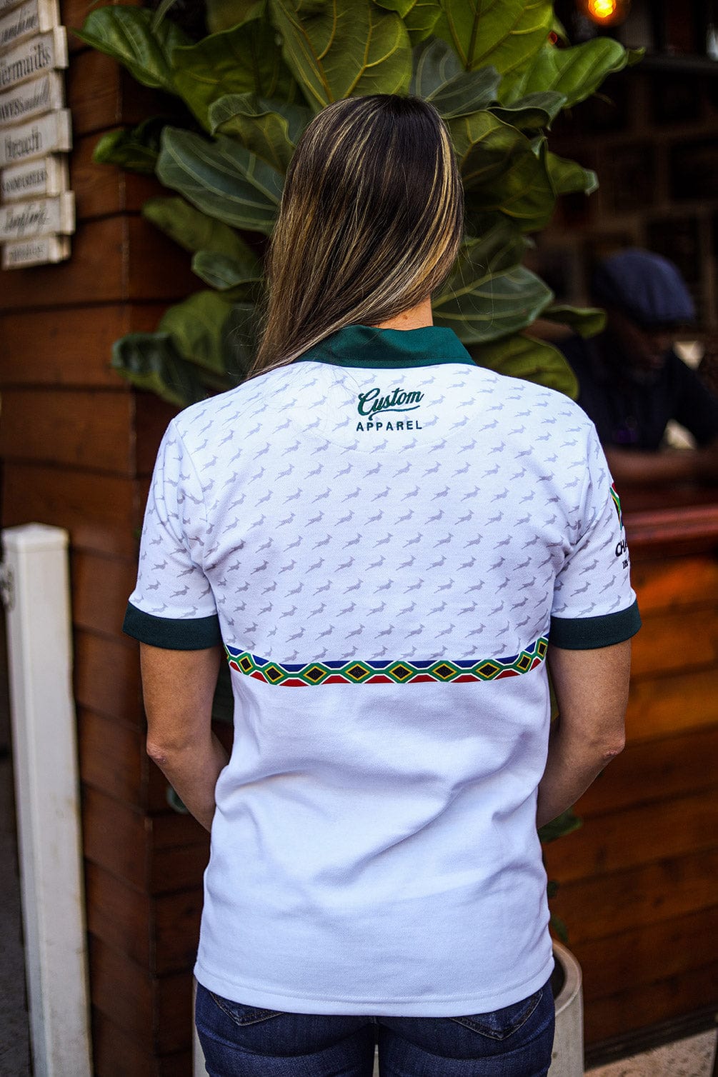 CA Ladies Supporters Cotton Golfer | White Amandla