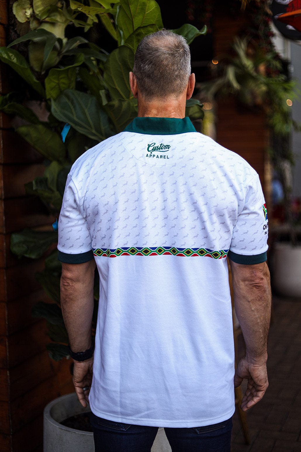 CA Supporters Cotton Golfer | White Amandla