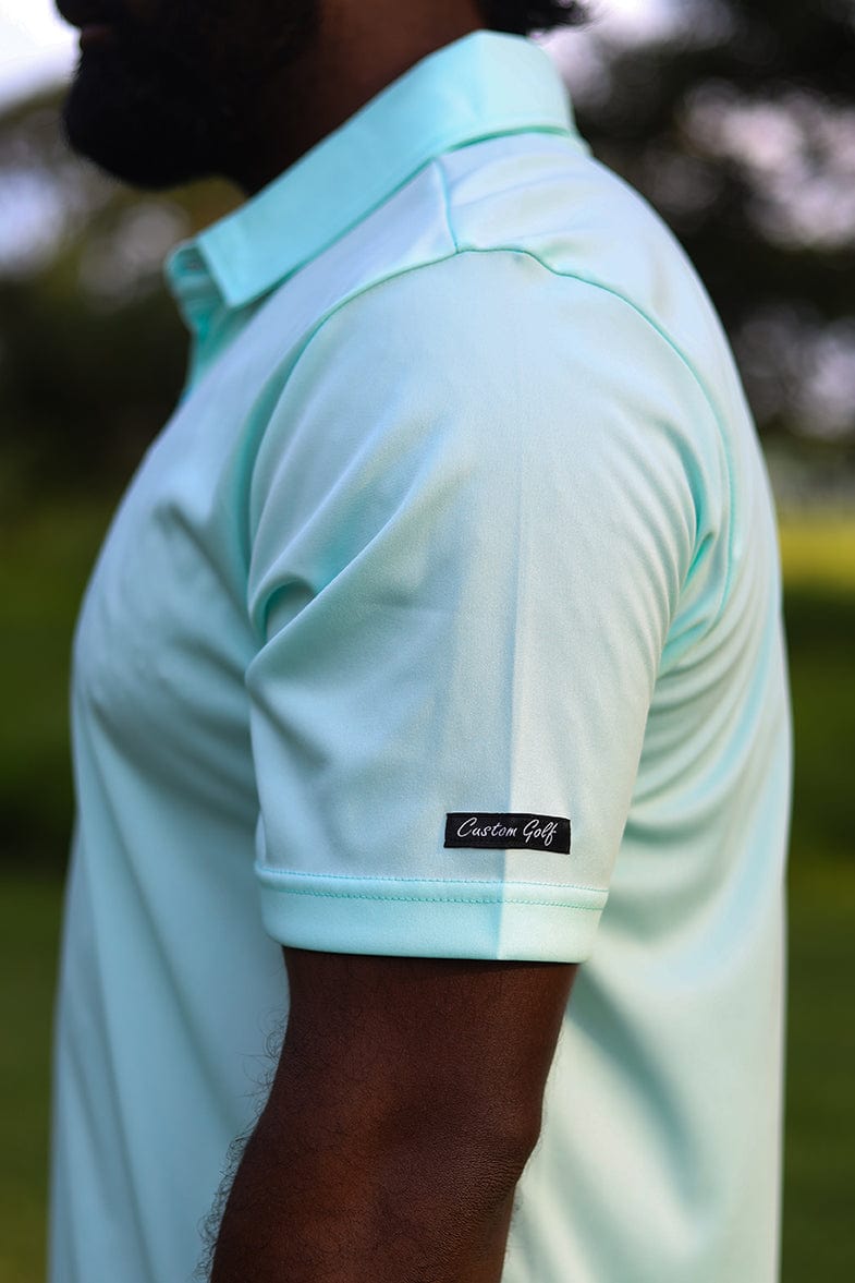 CA Iconic Golf Shirt | Aqua