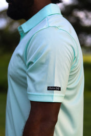 CA Iconic Golf Shirt | Aqua