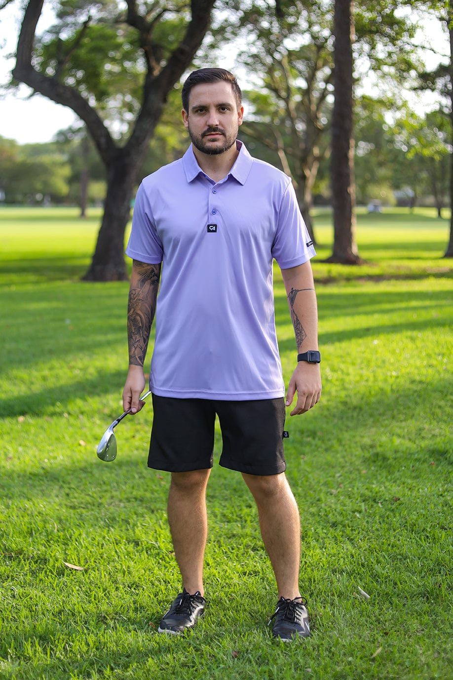 CA Iconic Golf Shirt | Lavender