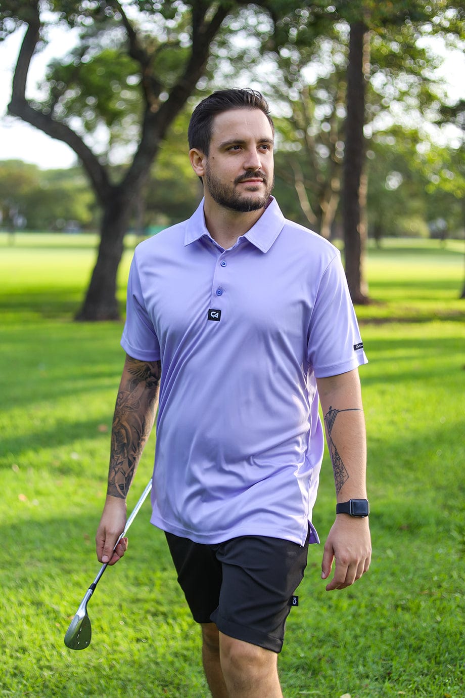 CA Iconic Golf Shirt | Lavender
