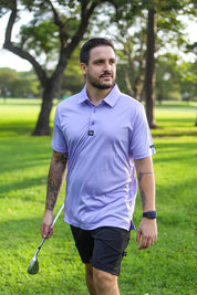 CA Iconic Golf Shirt | Lavender